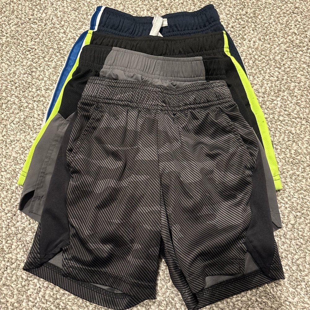 Old Navy Kids Shorts Set in Black, Gray, and Blue